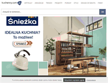Tablet Screenshot of kuchenny.com.pl